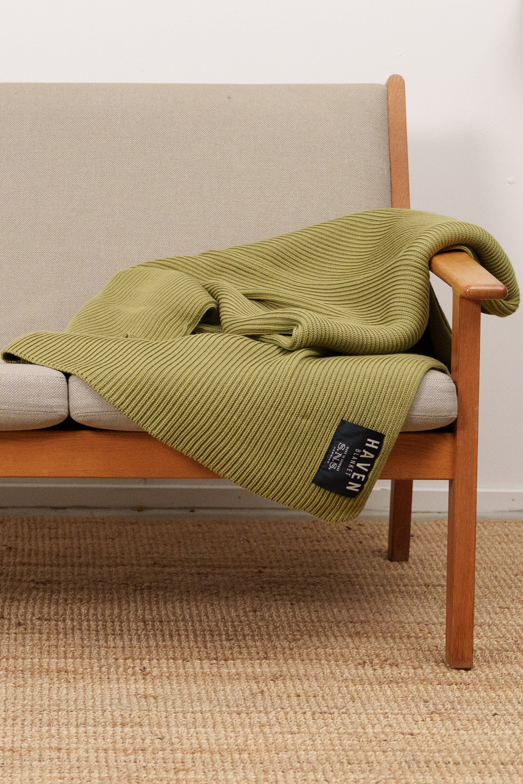 HAVEN blanket, dusty pistacchio - Image 3